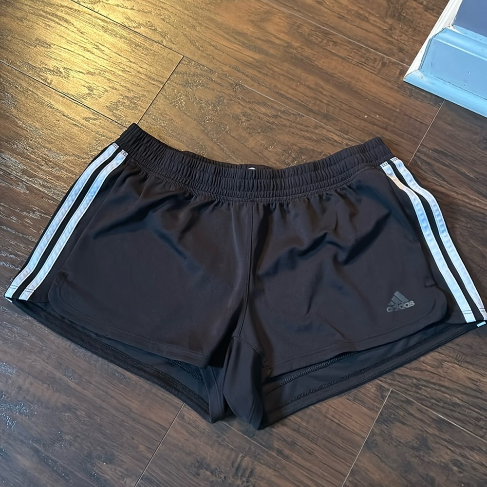 Black adidas shorts